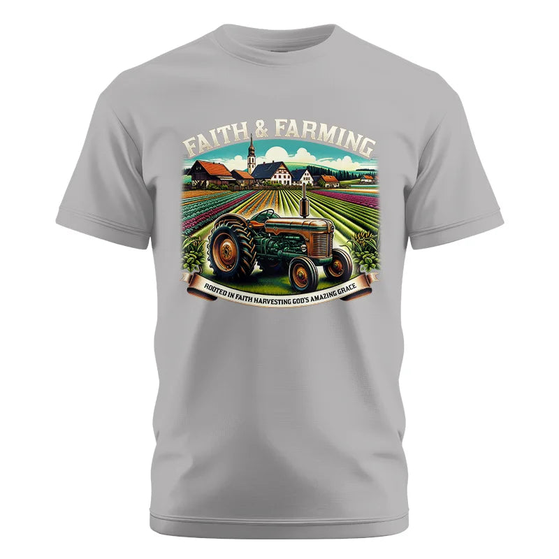 Faith And Farming 4 - Unisex Cotton Crew Tee