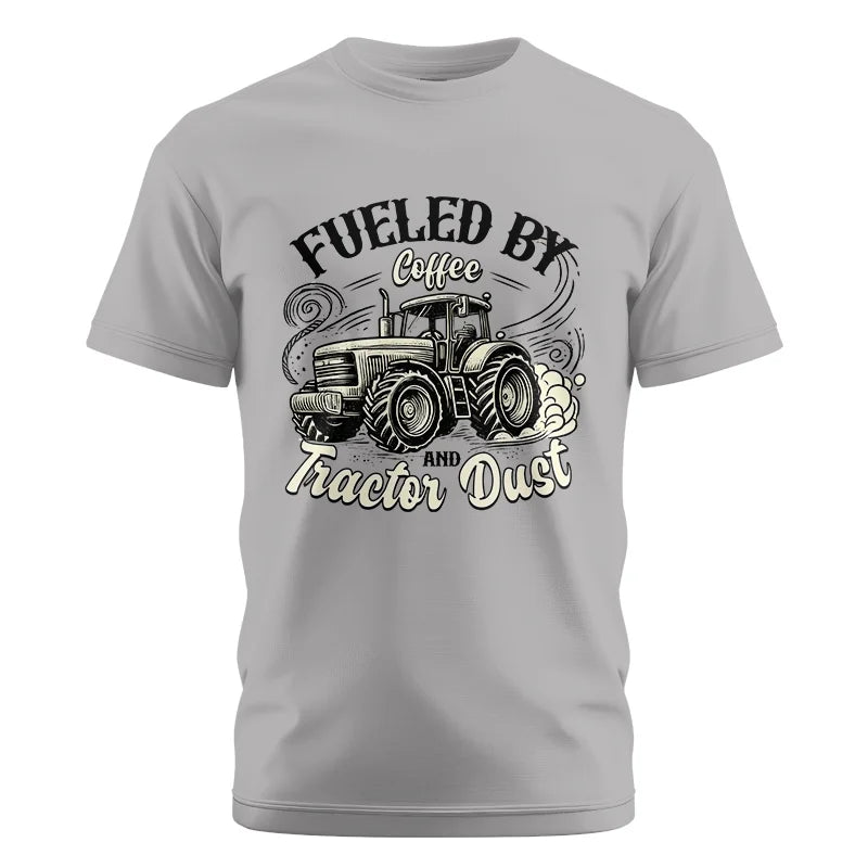 Fueled By Coffee And Tractor Dust 2 - Unisex Cotton Crew Tee