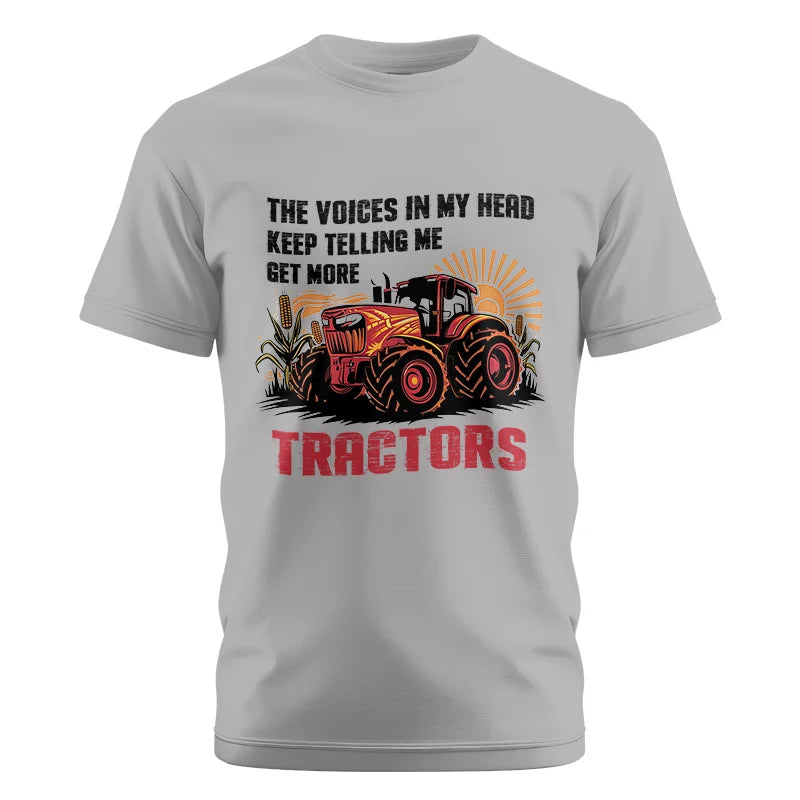 Image of Get More Tractors 10 - Unisex Cotton Crew Tee