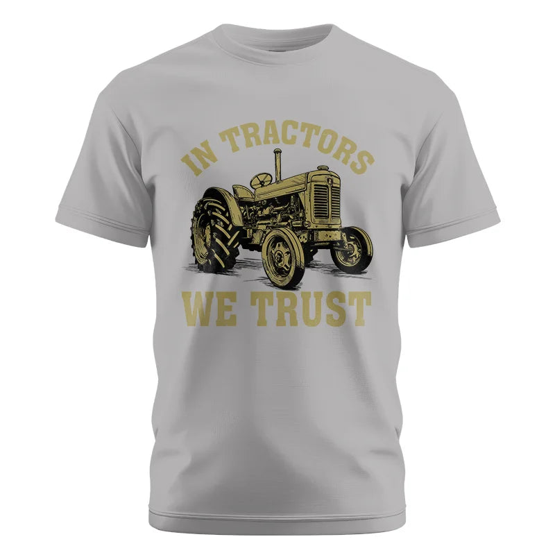 Image of In Tractors We Trust - Unisex Cotton Crew Tee