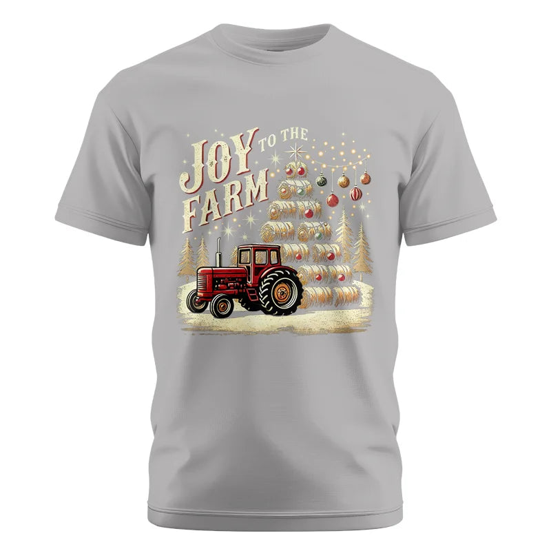 Image of Joy To The Farm - Unisex Cotton Crew Tee