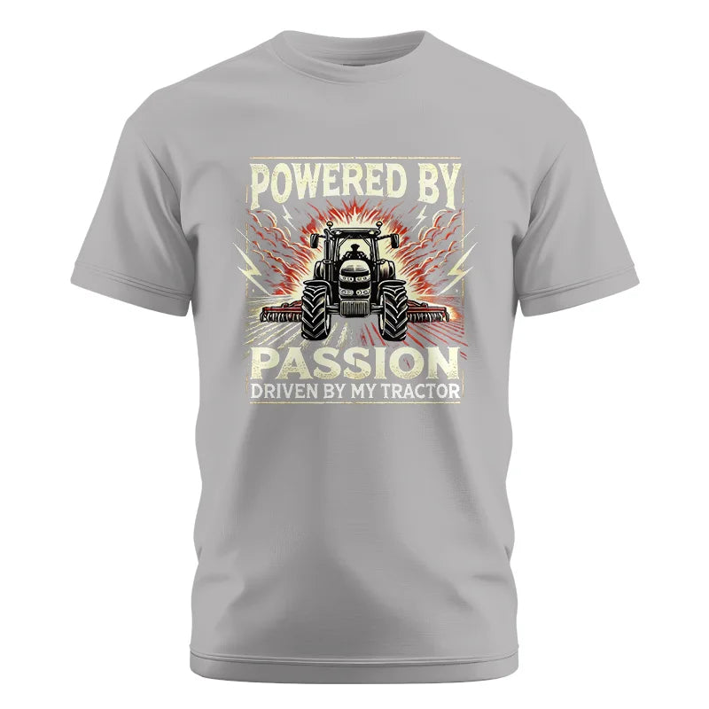 Powered By Passion Driven By My Tractor 4 - Unisex Cotton Crew Tee