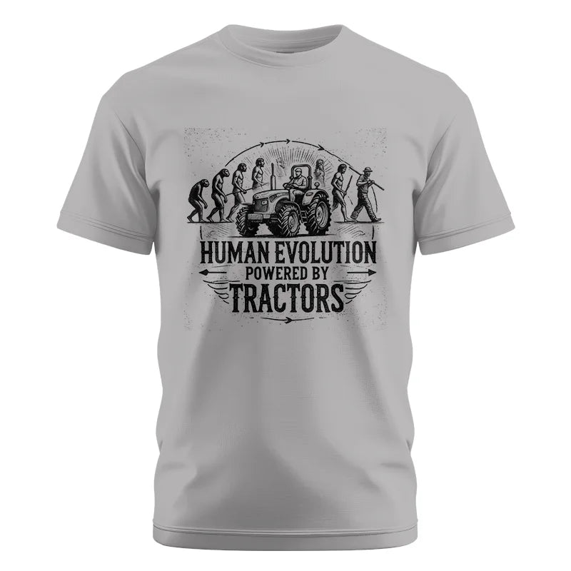 Powered Tractors - Unisex Cotton Crew Tee