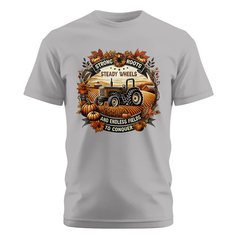 Image of Thanksgiving Farmer Endless Fields To Conquer 1 - Unisex Cotton Crew Tee