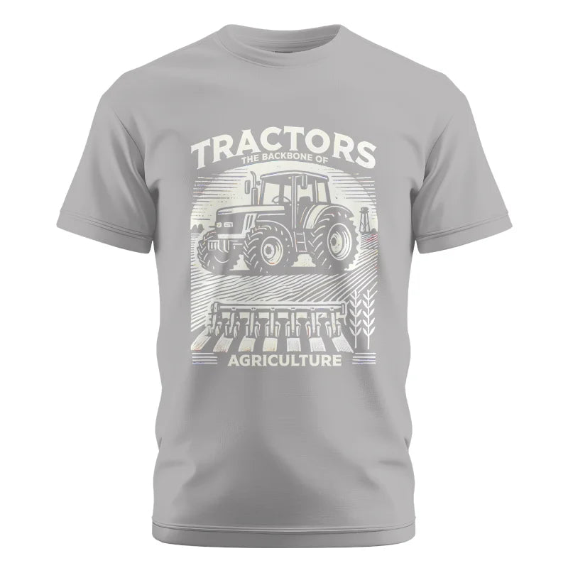 Image of Tractors The Backbone Of Agriculture - Unisex Cotton Crew Tee