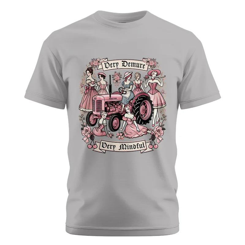 Very Demure Very Mindful Tractor - Unisex Cotton Crew Tee