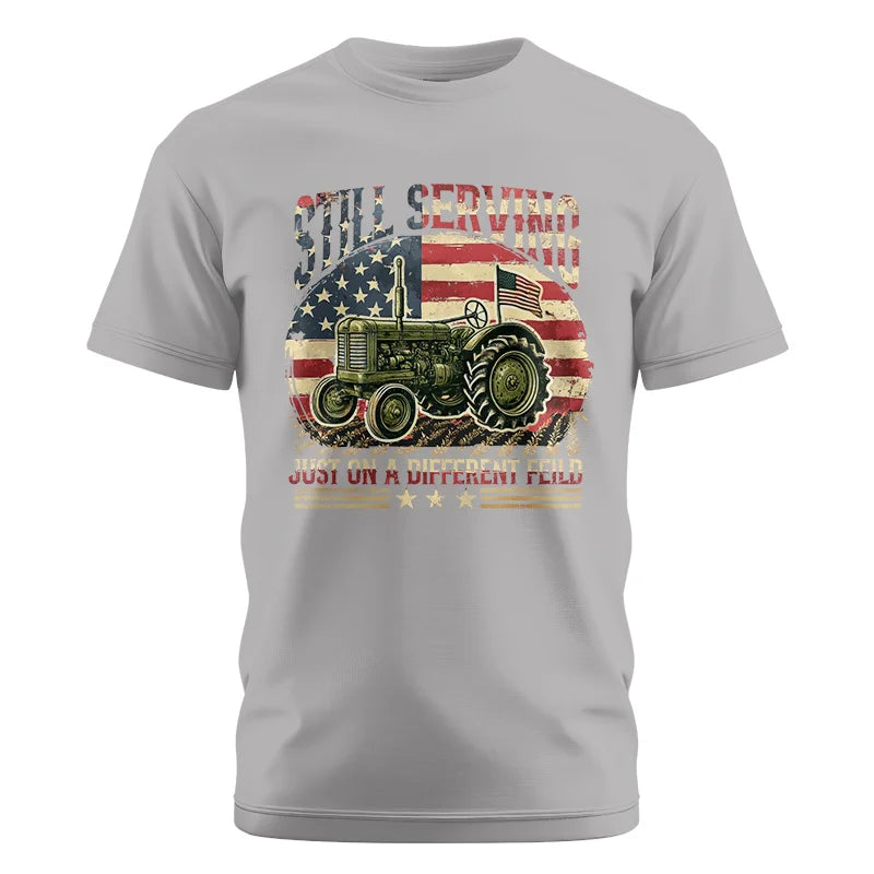 Veteran Farmer Still Serving 10 - Unisex Cotton Crew Tee