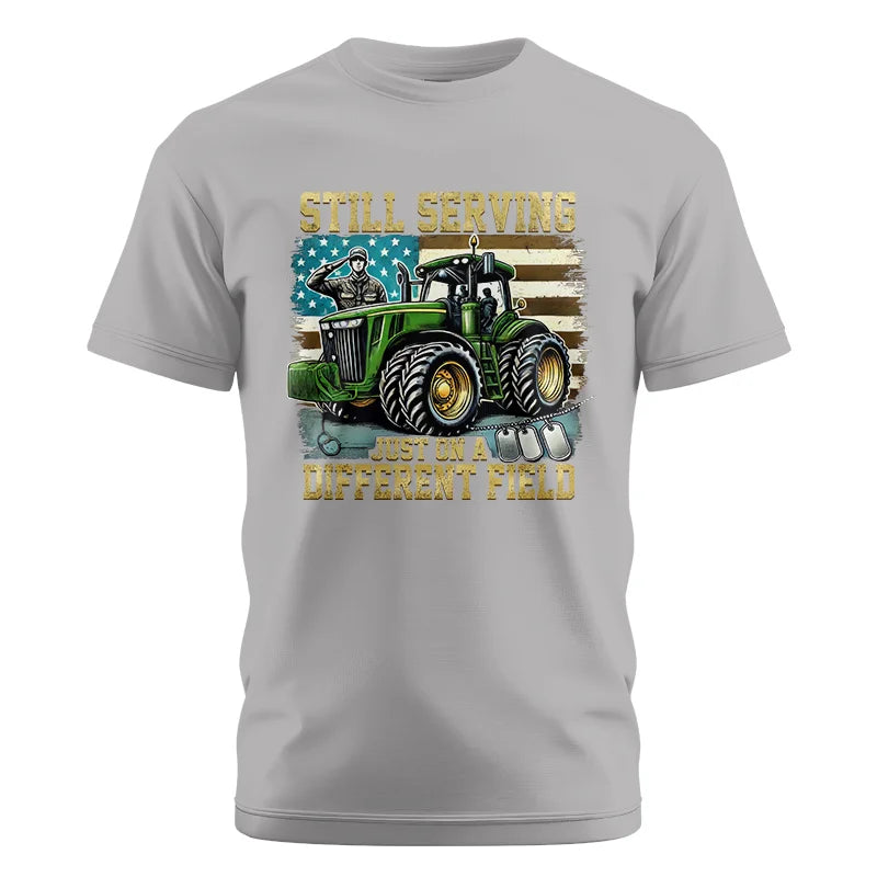 Veteran Farmer Still Serving 3 - Unisex Cotton Crew Tee