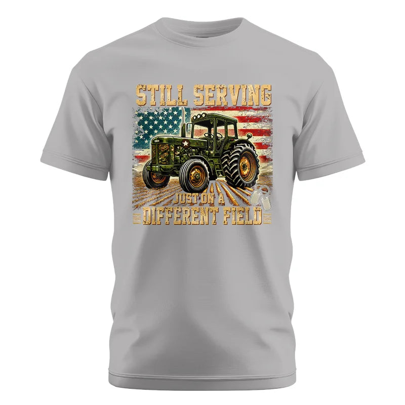 Image of Veteran Farmer Still Serving 7 - Unisex Cotton Crew Tee