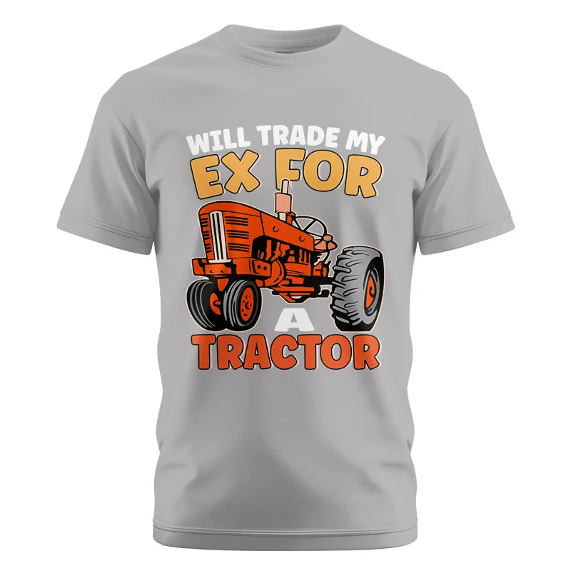 Will Trade My Ex For Tractor - Unisex Cotton Crew Tee