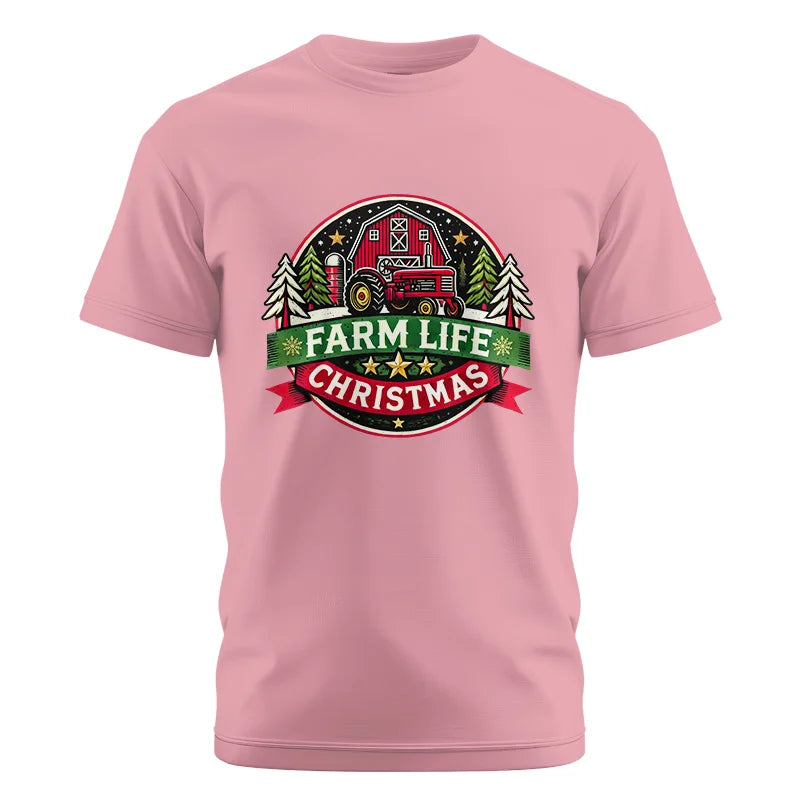 Farm Life Christmas 3 - Unisex Cotton Crew Tee