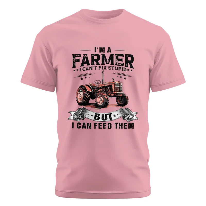 Farmer Can't Fix Stupid - Unisex Cotton Crew Tee