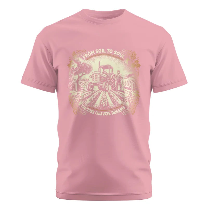 Image of From Soil To Soul_Tractors Cultivate Dreams 2 - Unisex Cotton Crew Tee