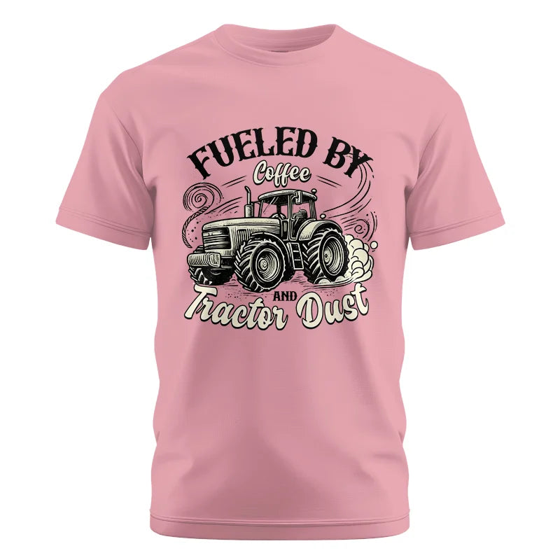 Fueled By Coffee And Tractor Dust 2 - Unisex Cotton Crew Tee