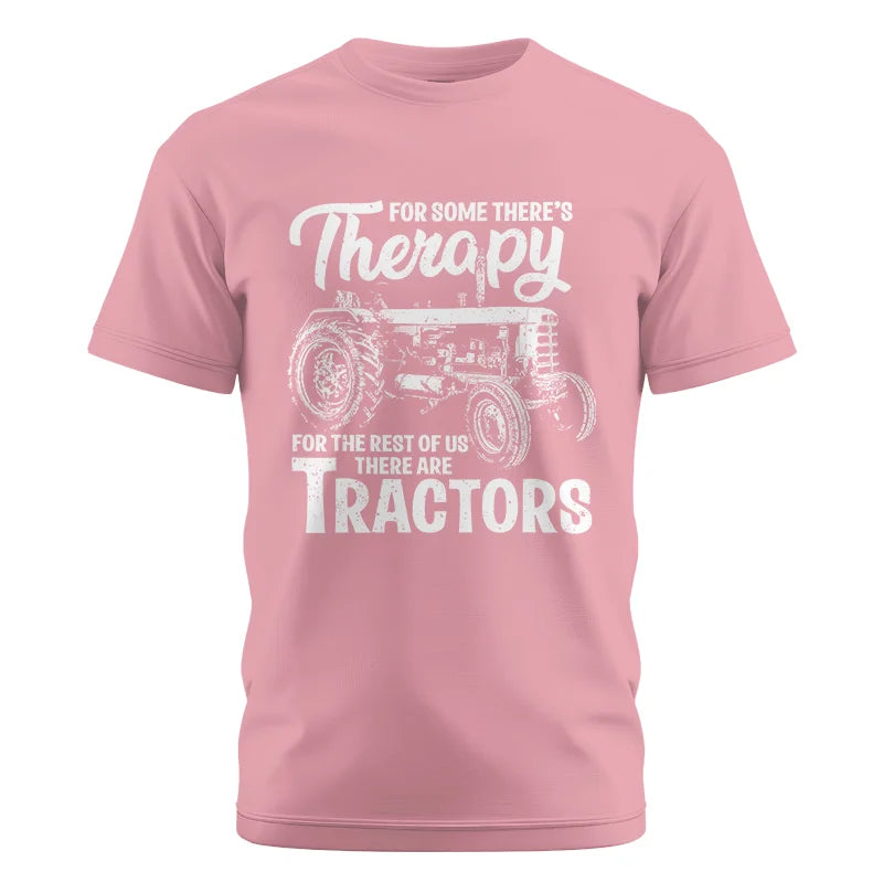 Funny Farmer Therapy Vintage Tractor Lover - Unisex Cotton Crew Tee