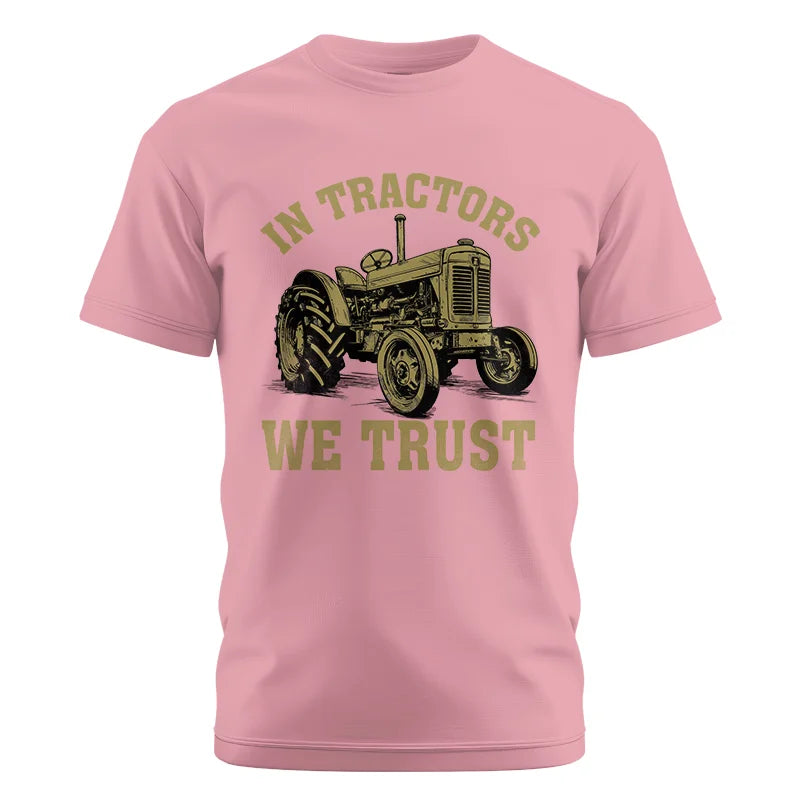 In Tractors We Trust - Unisex Cotton Crew Tee