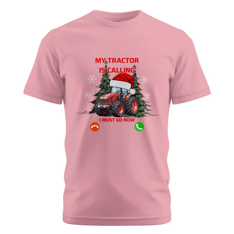 My Tractor Is Calling 2 - Unisex Cotton Crew Tee