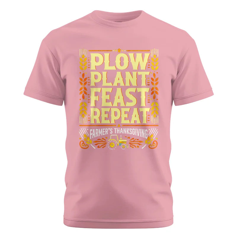 Image of Plow Plant Feast Repeat - Unisex Cotton Crew Tee