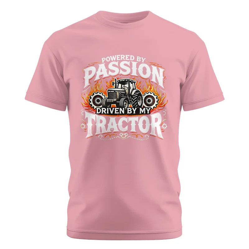 Powered By Passion Driven By My Tractor 1 - Unisex Cotton Crew Tee