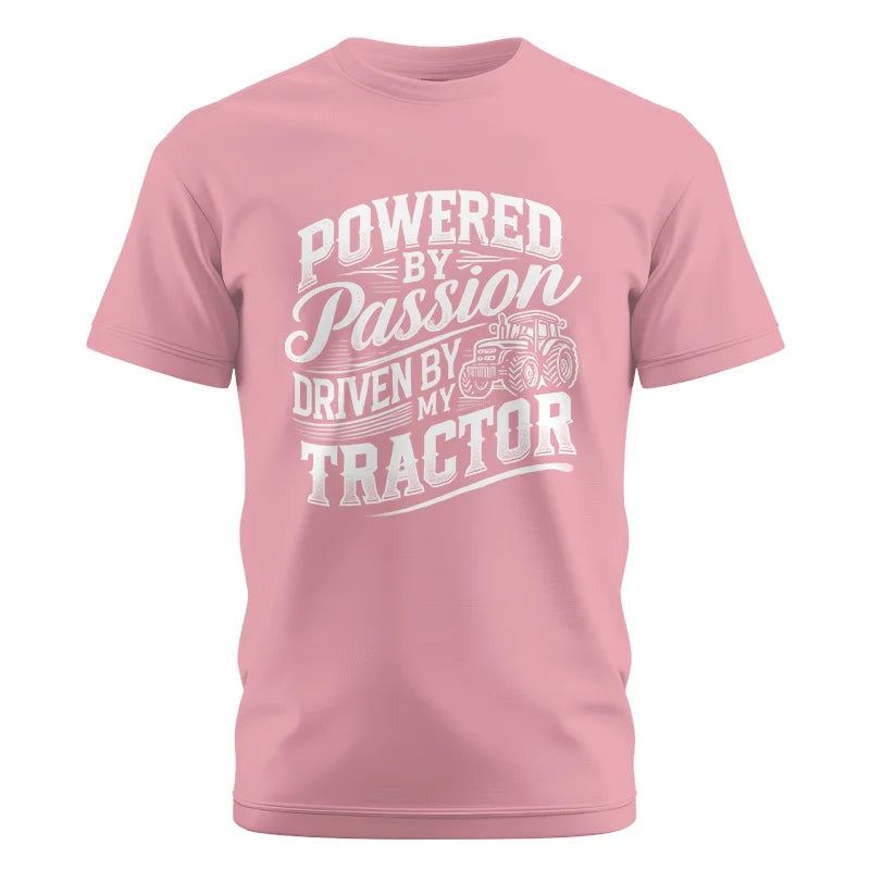 Powered By Passion Driven By My Tractor 2 - Unisex Cotton Crew Tee