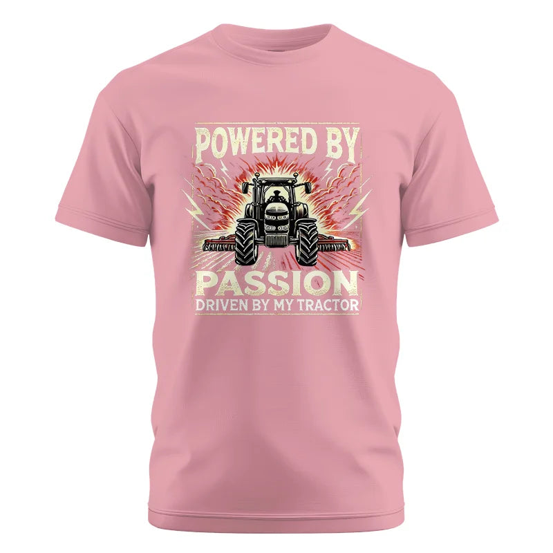 Powered By Passion Driven By My Tractor 4 - Unisex Cotton Crew Tee