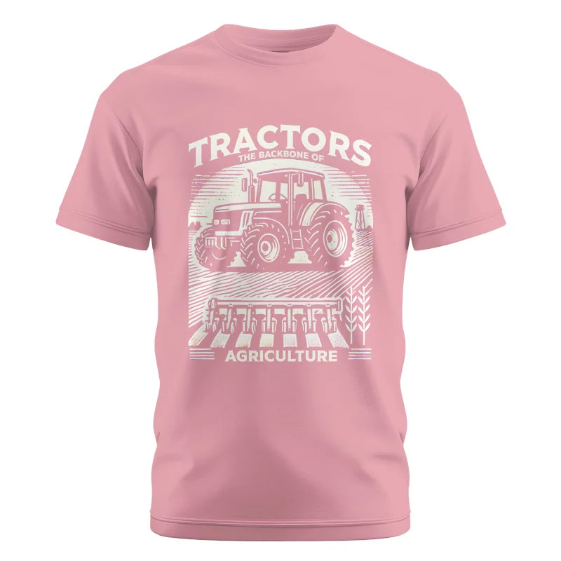 Tractors The Backbone Of Agriculture - Unisex Cotton Crew Tee