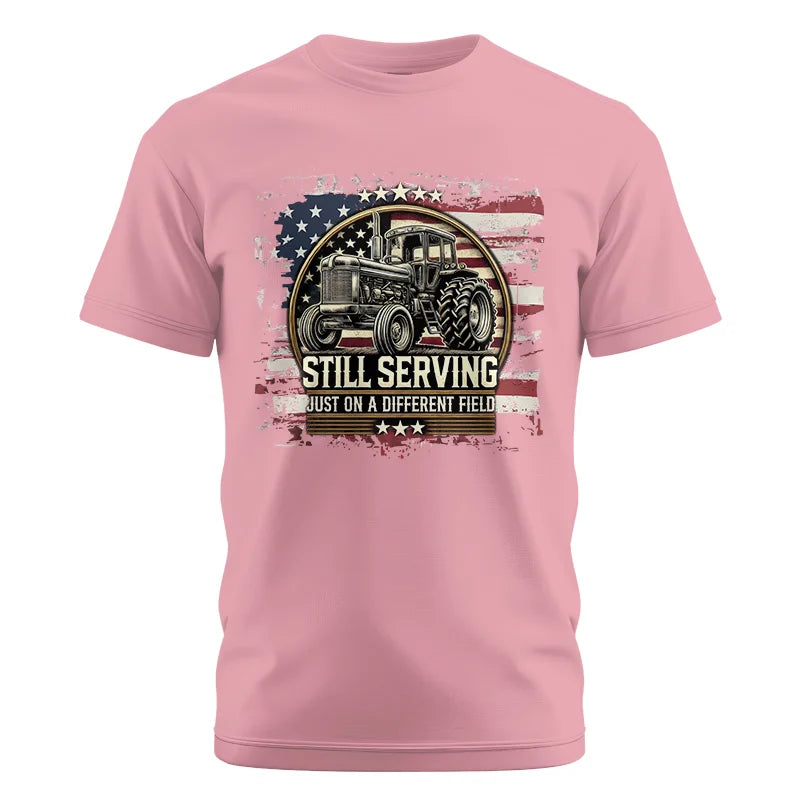 Veteran Farmer Still Serving 1 - Unisex Cotton Crew Tee