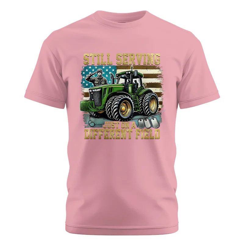 Veteran Farmer Still Serving 3 - Unisex Cotton Crew Tee