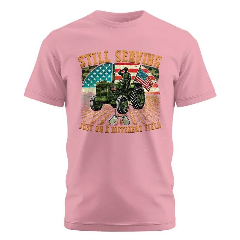 Veteran Farmer Still Serving 9 - Unisex Cotton Crew Tee