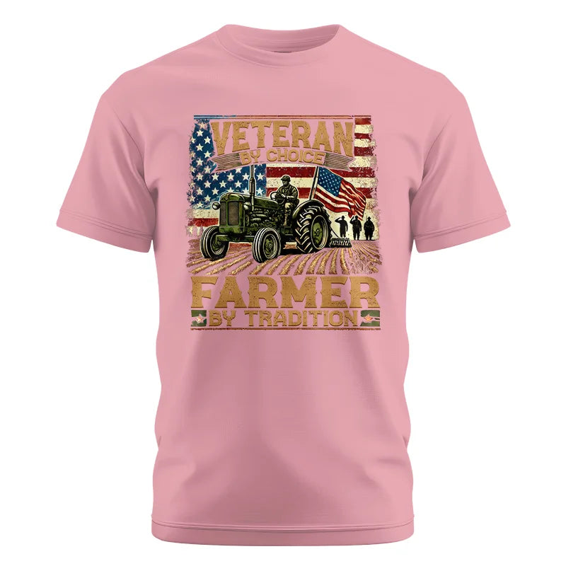 Veteran Farmer Veteran By Choice_Farmer By Tradition - Unisex Cotton Crew Tee