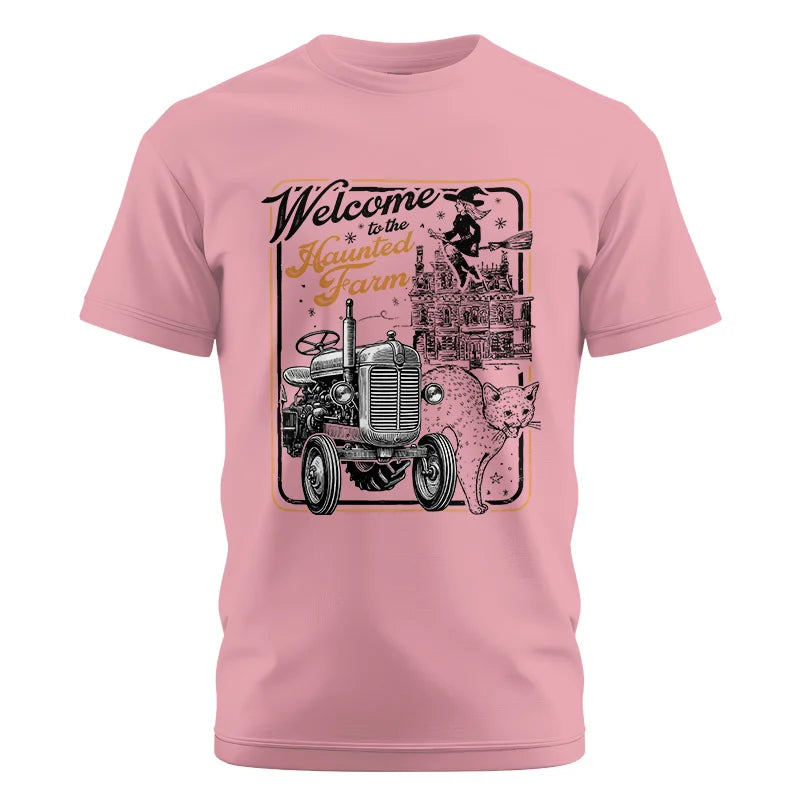 Image of Welcome To The Haunted Farm 1 - Unisex Cotton Crew Tee