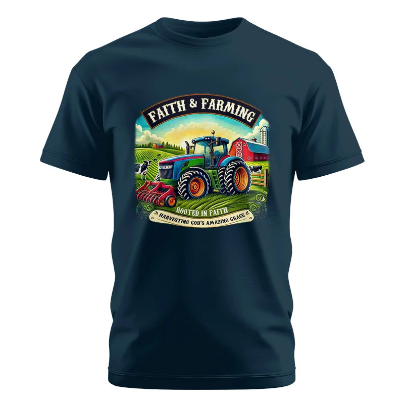 Faith And Farming 2 - Unisex Cotton Crew Tee