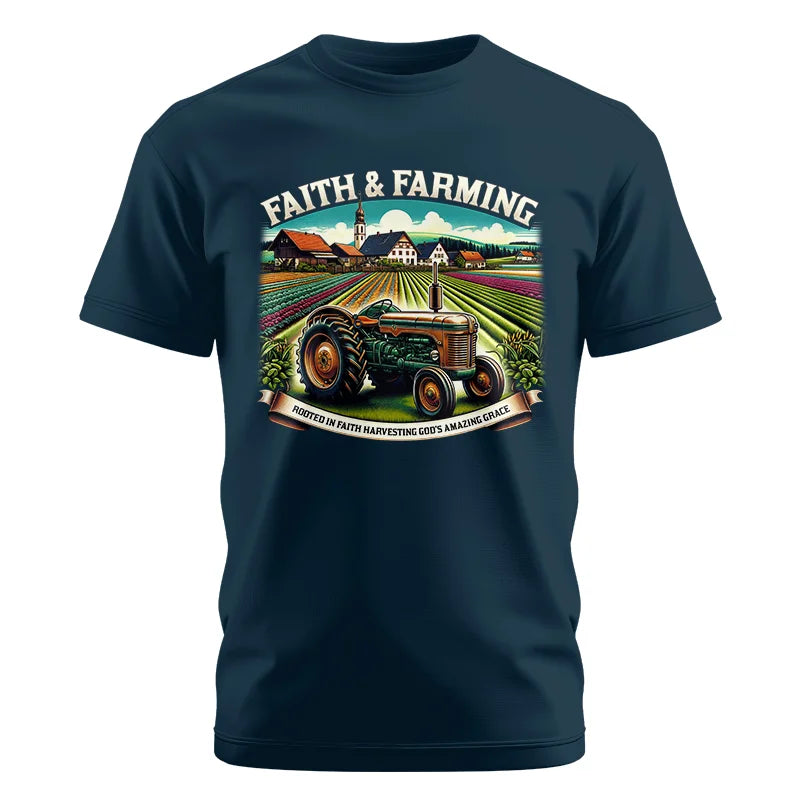 Faith And Farming 4 - Unisex Cotton Crew Tee