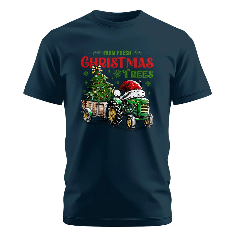 Farm Fresh Christmas Trees - Unisex Cotton Crew Tee