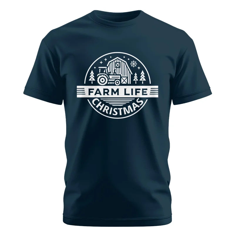 Farm Life Christmas 1 - Unisex Cotton Crew Tee