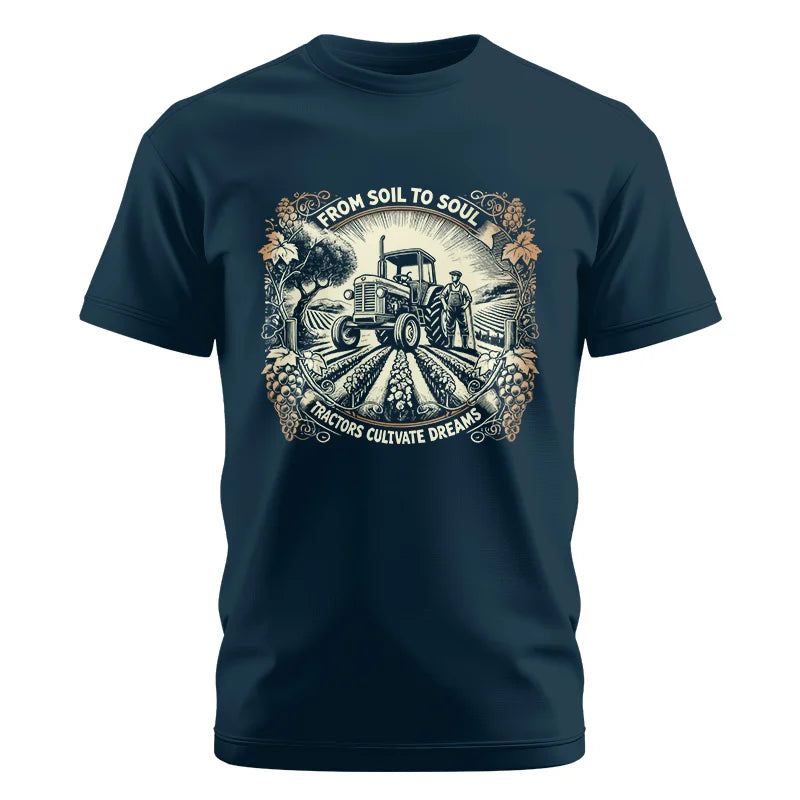 From Soil To Soul_Tractors Cultivate Dreams 2 - Unisex Cotton Crew Tee