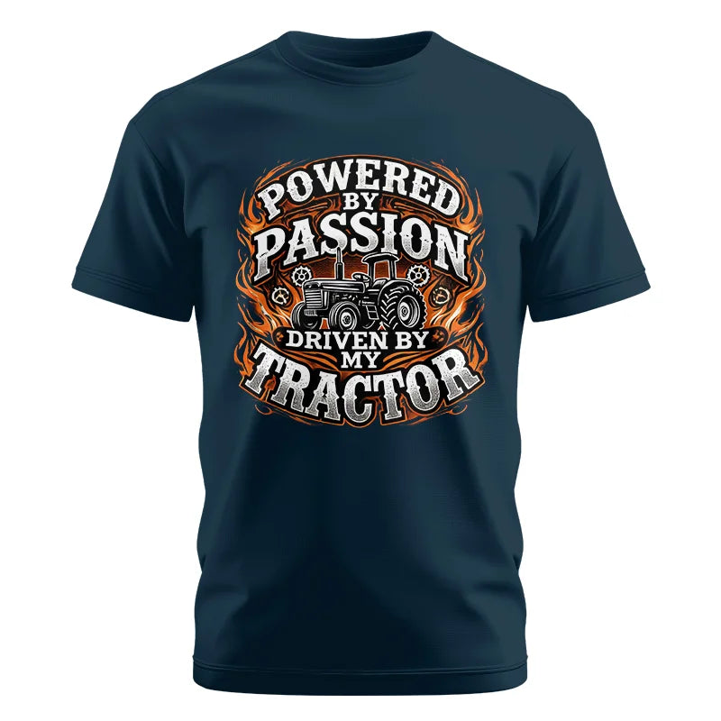 Powered By Passion Driven By My Tractor 5 - Unisex Cotton Crew Tee