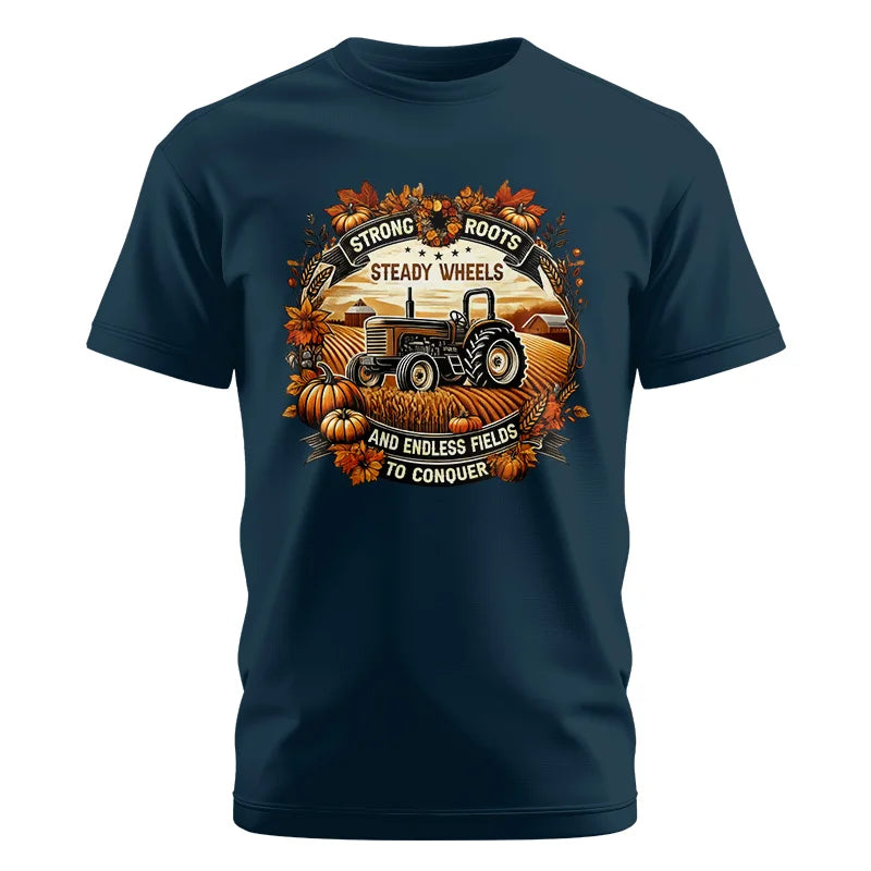 Thanksgiving Farmer Endless Fields To Conquer 1 - Unisex Cotton Crew Tee