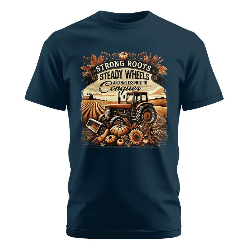 Image of Thanksgiving Farmer Endless Fields To Conquer 2 - Unisex Cotton Crew Tee