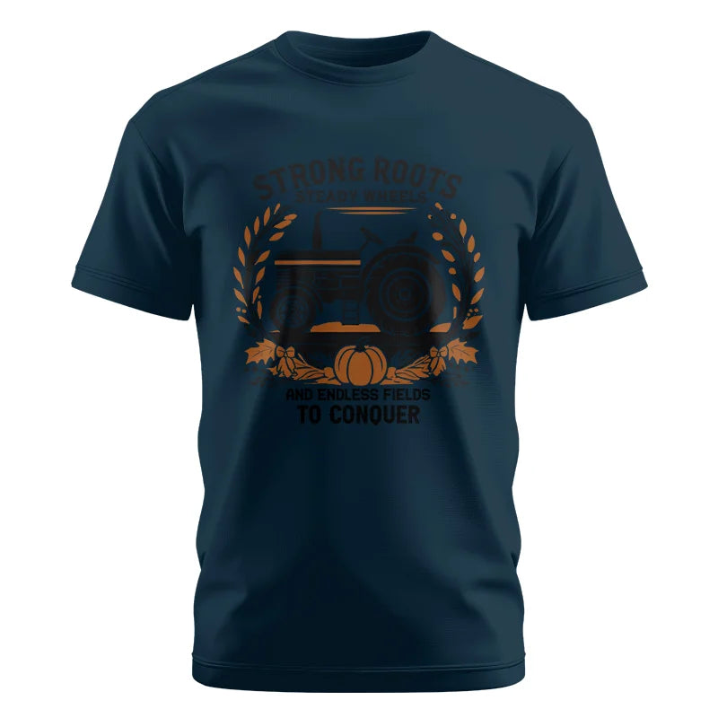 Image of Thanksgiving Farmer Endless Fields To Conquer 3 - Unisex Cotton Crew Tee