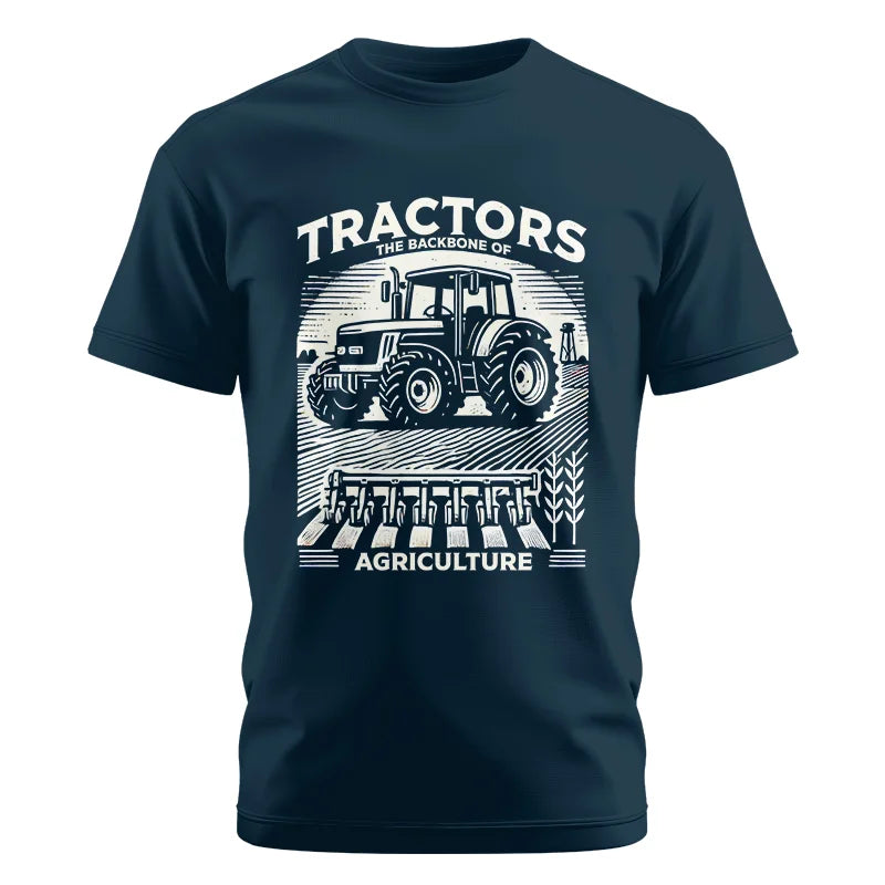 Image of Tractors The Backbone Of Agriculture - Unisex Cotton Crew Tee