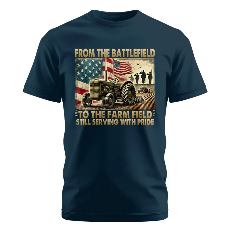 Veteran Farmer From The Battlefield To The Farm Field 1 - Unisex Cotton Crew Tee