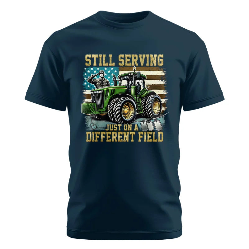 Veteran Farmer Still Serving 3 - Unisex Cotton Crew Tee