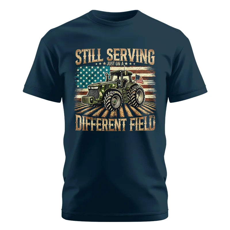 Veteran Farmer Still Serving 5 - Unisex Cotton Crew Tee