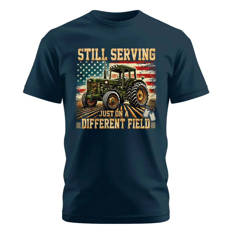 Image of Veteran Farmer Still Serving 7 - Unisex Cotton Crew Tee