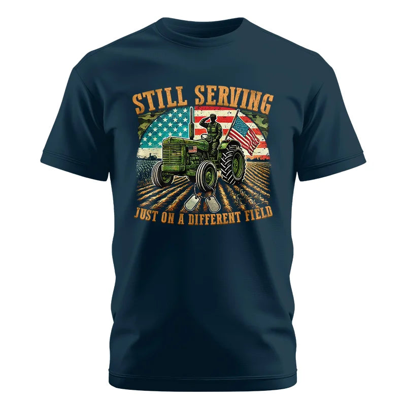 Image of Veteran Farmer Still Serving 9 - Unisex Cotton Crew Tee