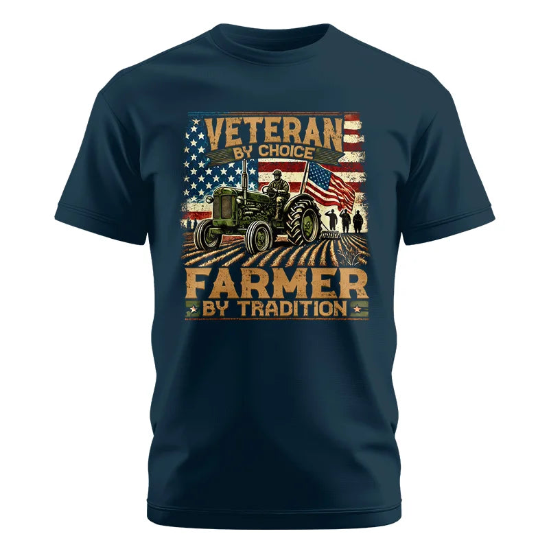 Veteran Farmer Veteran By Choice_Farmer By Tradition - Unisex Cotton Crew Tee