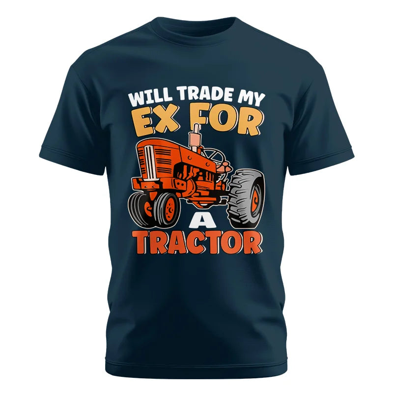 Will Trade My Ex For Tractor - Unisex Cotton Crew Tee