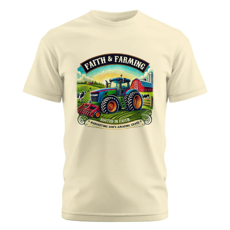 Faith And Farming 2 - Unisex Cotton Crew Tee