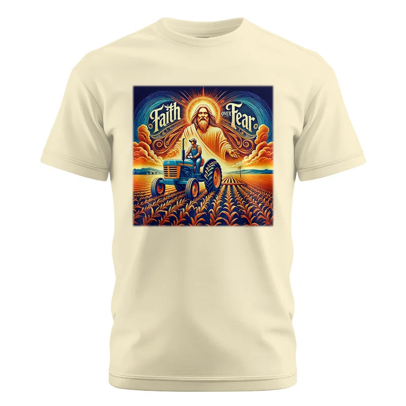 Image of Faith Over Fear 1 - Unisex Cotton Crew Tee